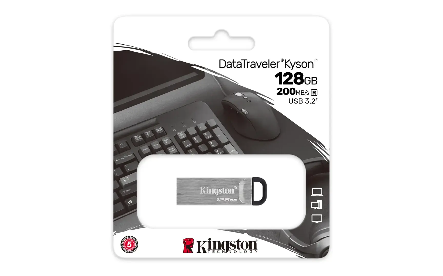 KINGSTON 128 GB USB3.2 "DataTraveler Gen1 Kyson