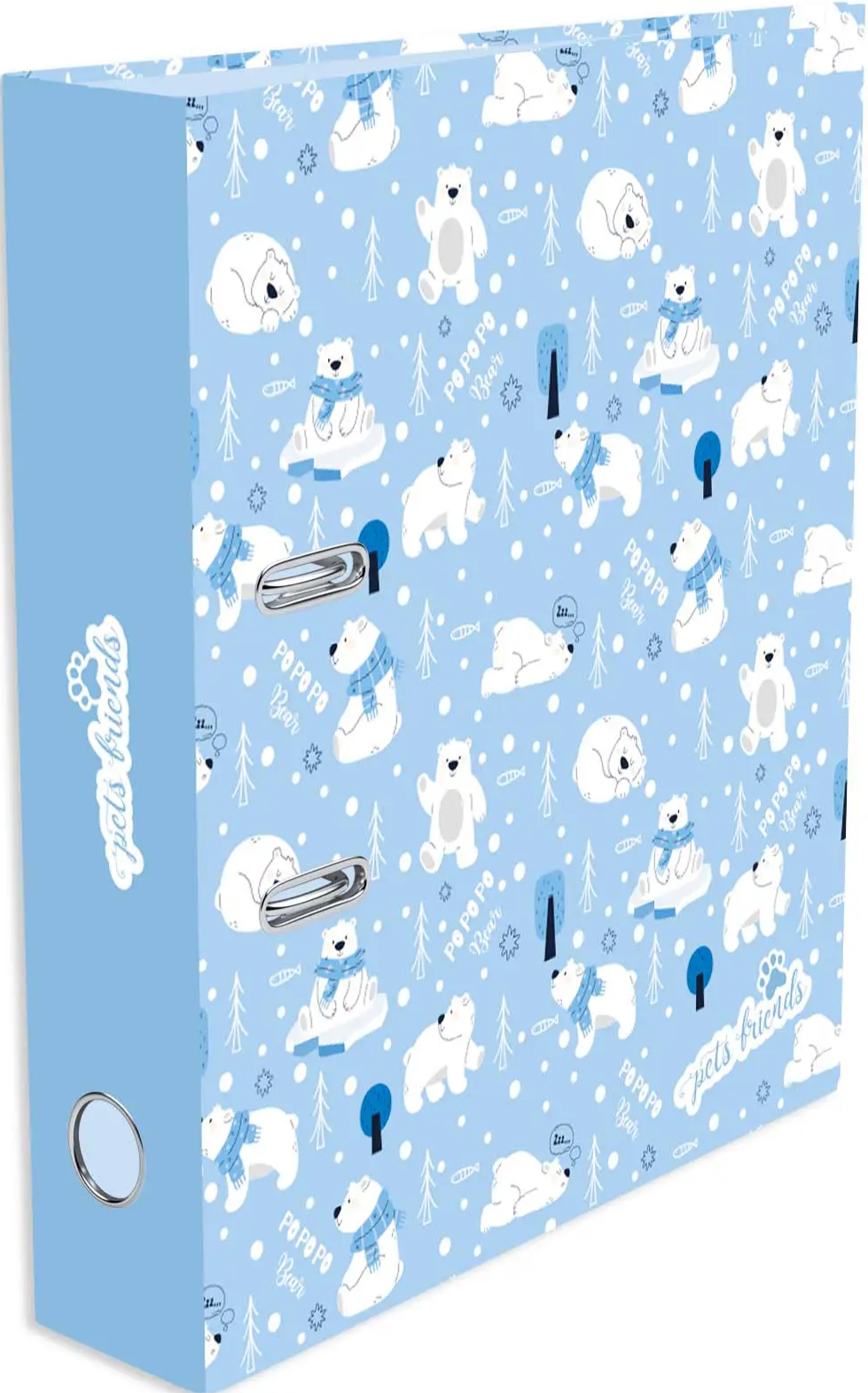 A4 Lever Arch File Pets World Boy