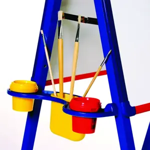 Dvipusė magnetinė lenta su stovu BI-OFFICE SCHOOLMATE 62x80, 110 cm aukštis