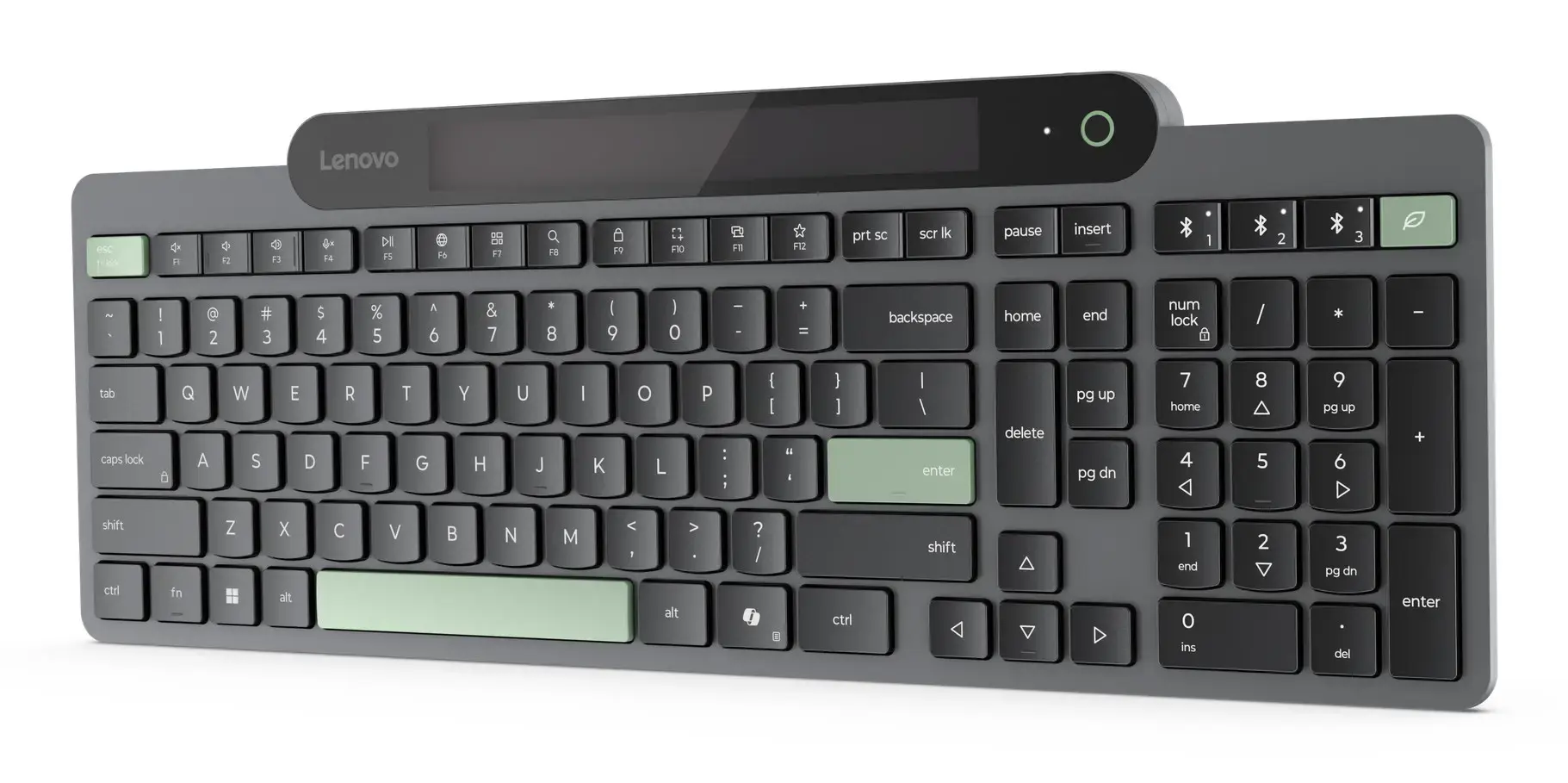 Lenovo 4Y41R69489 keyboard Home/Office Bluetooth US English Black, Green