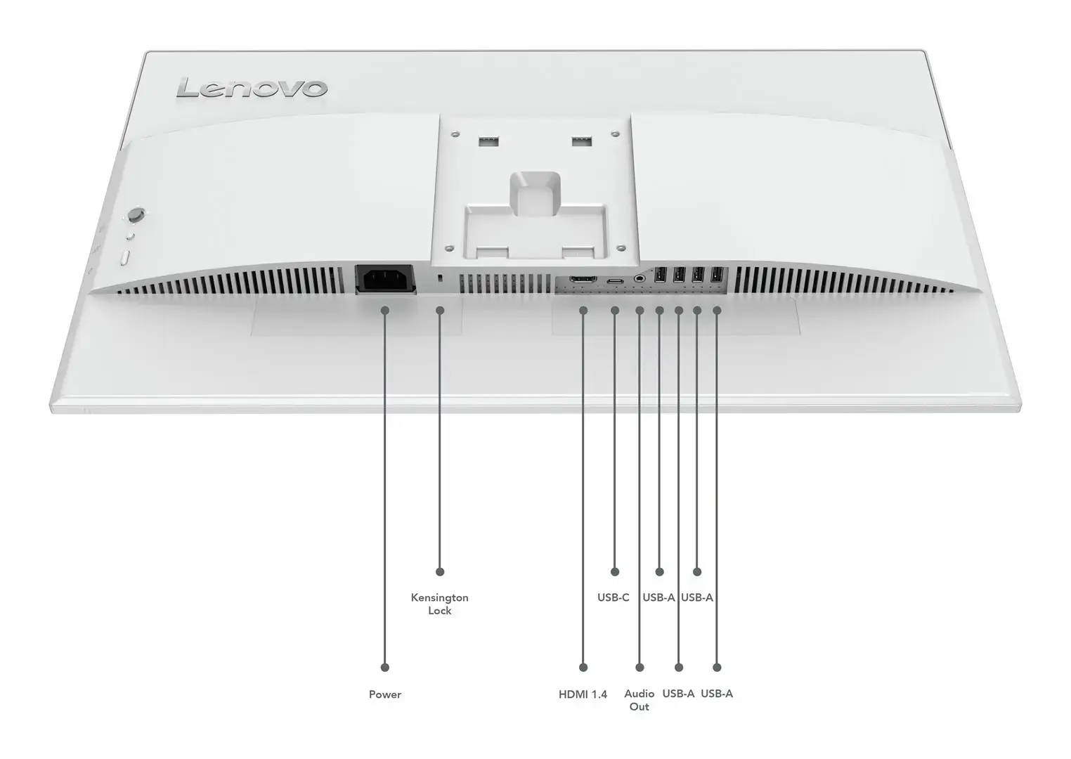 Lenovo L24D-4C computer monitor 60.5 cm (23.8") 1920 x 1080 pixels Full HD LCD Grey