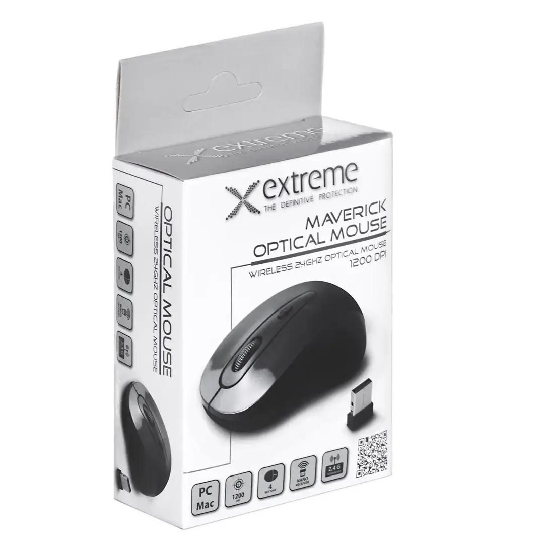 ESPERANZA XM104K - 5901299903391 EXTREME XM104K MAVERICK belaidė optinė pelė 3D 2,4 GHz 1200 DPI juoda