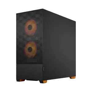 FRACTAL DESIGN "Pop Air" RGB oranžinis šerdis TG skaidrus atspalvis