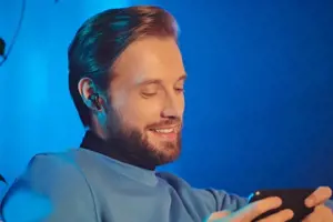 "Panasonic" belaidės ausinės RZ-B210WDE-K, juodos spalvos