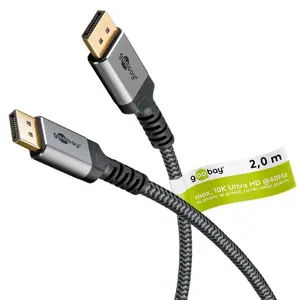 Goobay | DisplayPort Cable 2.0/2.1, 80 Gbit/s | 75685 | DisplayPort to  DisplayPort