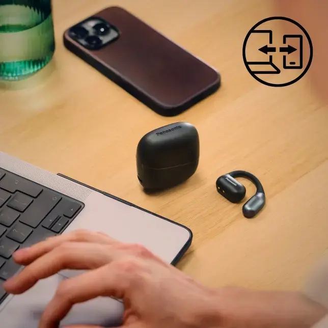 Panasonic wireless earbuds RB-F10DE-K, black