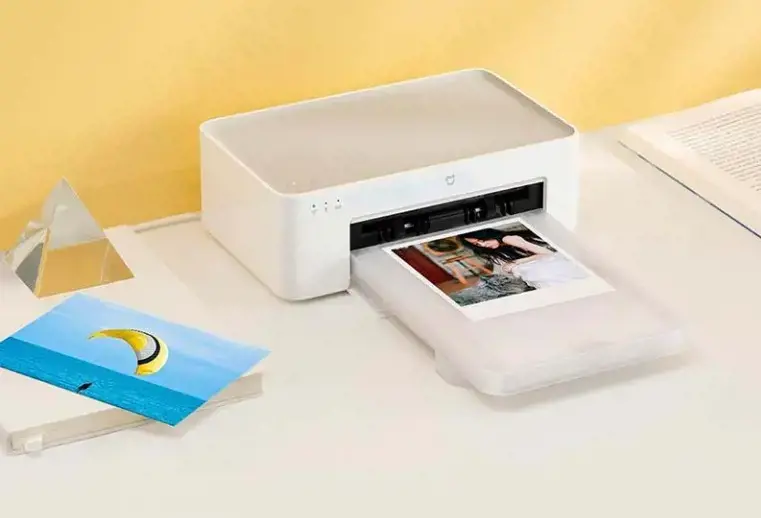 "Xiaomi" momentinių nuotraukų spausdintuvo 1S rinkinys ES spalvotas, terminis, "Wi-Fi", baltas