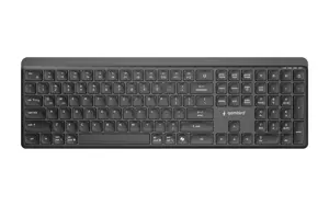 KEYBOARD WRL SLIM 2.4G+BT US/KB-WPS-03 GEMBIRD