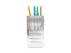 LANBERG PLU-6000EZ Lanberg Plug RJ-45 UTP CAT6, 8P8C (100PCS) Pass Trough