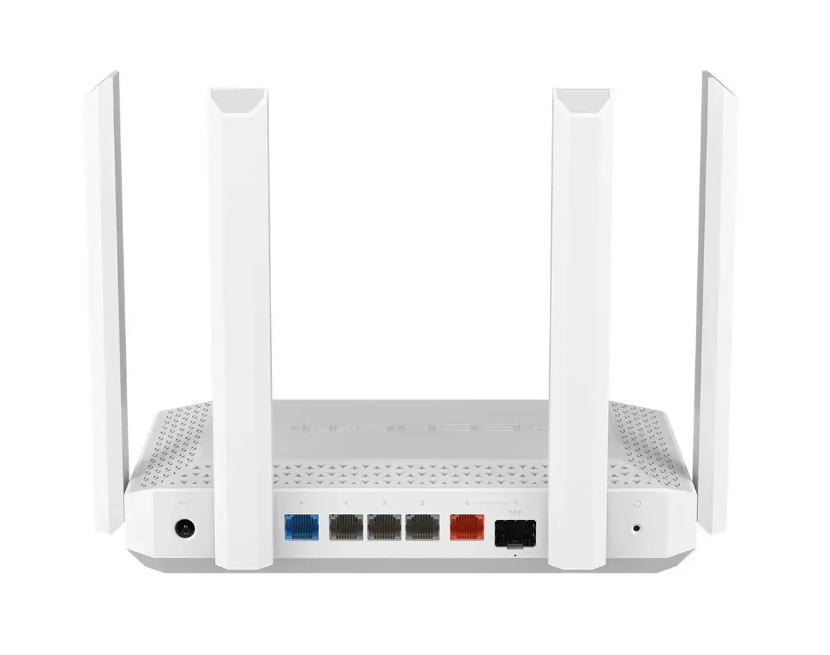 Keenetic Hero (KN-1012) AX3000 Mesh Wi-Fi 6 Multi-Gigabit Router with a 4-Port Gigabit and 1-Port 2.5 Gigabit Smart Switch, SFP Combo Port, USB 2.0 and USB 3.0 Ports