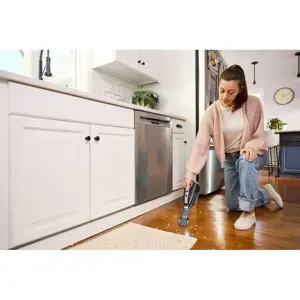 Black & Decker DVD320B handheld vacuum Black, Silver, Turquoise Bagless