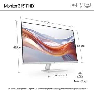 HP Series 5 31.5-inch FHD monitor - 532sf