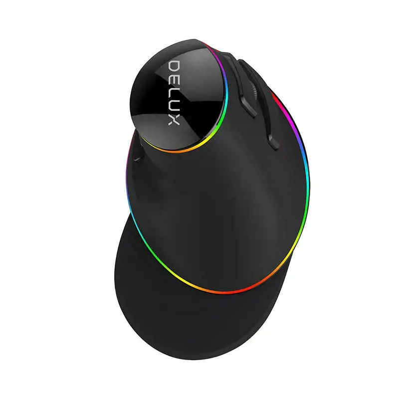 Wired Vertical Mouse Delux M618Plus 4000DPI RGB