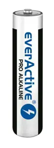 Šarminės baterijos everActive Pro Alkaline LR03 AAA - susitraukianti pakuotė - 10 vnt.