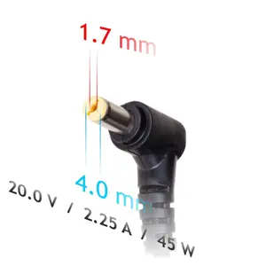AKYGA AK-ND-50 Nešiojamojo kompiuterio maitinimo šaltinis AK-ND-50 20V/2.25A 45W 4.0x1.7 mm LENOVO