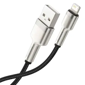 Baseus Cafule Series Metal Data Cable USB - Lightning 2.4A 0,25 m black (CALJK-01)
