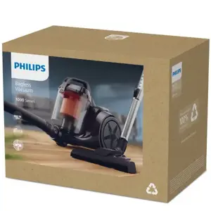 Philips 1000 Series XB1142/10 PowerCyclone 3 Dulkių siurblys, Black/Coral