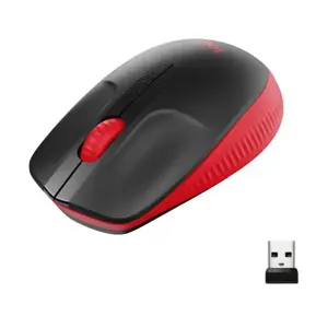 LOGITECH M190 Viso dydžio belaidė pelė - RED - EMEA