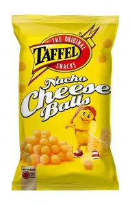 TAFFEL NACHO CHEESE BALLS kukurūzų trašk., 165 g