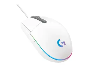 LOGITECH G203 LIGHTSYNC žaidimų pelė balta