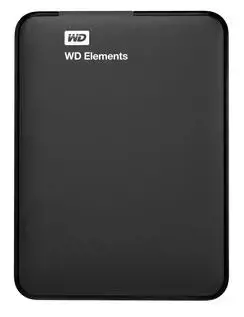 "WD Elements" 1,5 TB HDD USB3.0 nešiojamasis 2,5 colio RTL išorinis RoHS reikalavimus atitinkantis pigus juodas
