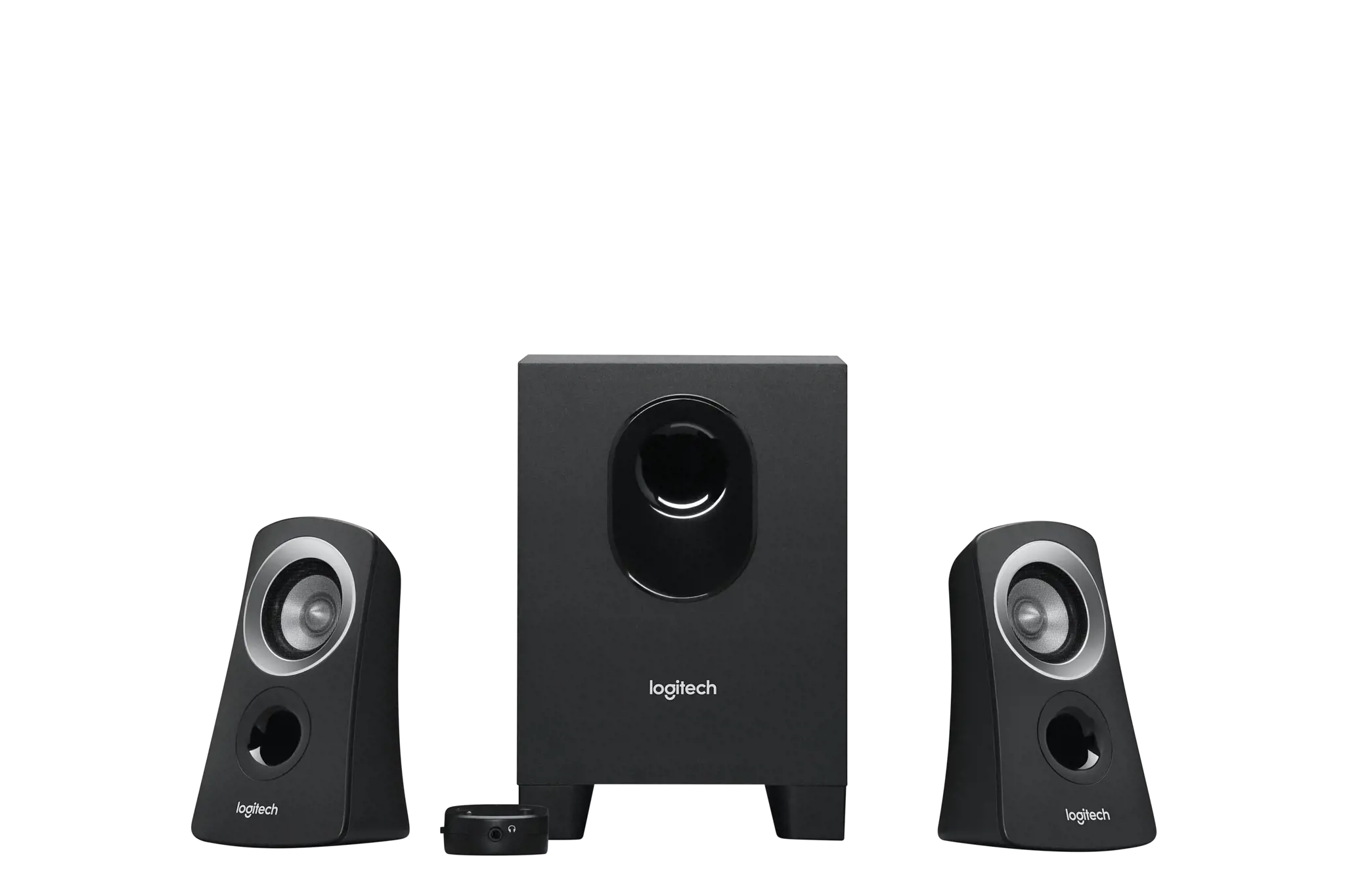 LOGITECH Z313 garsiakalbiai 2.1 juodi