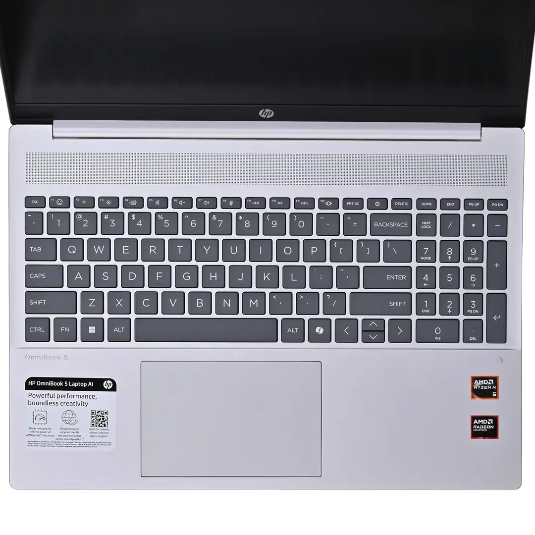 HP OmniBook 5 16-AG1065ST Ryzen AI 5 340 16" WUXGA AG 16GB SSD512 BT BLKB Win11 Meteor Silver (REPACK) 2Y New Repack/Repacked