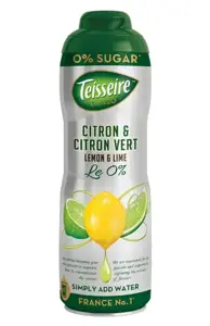 Sirupas TEISSEIRE, Lemon Lime, be cukraus, 0,6l
