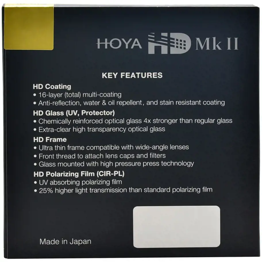 "Hoya" filtras žiedinis poliarizatorius HD Mk II 55mm