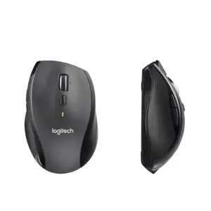 LOGITECH belaidė pelė M705 Silver / Marathon - Lazerinė - Mažytis unifikuotas nano imtuvas - Muis Zilver Draadloos