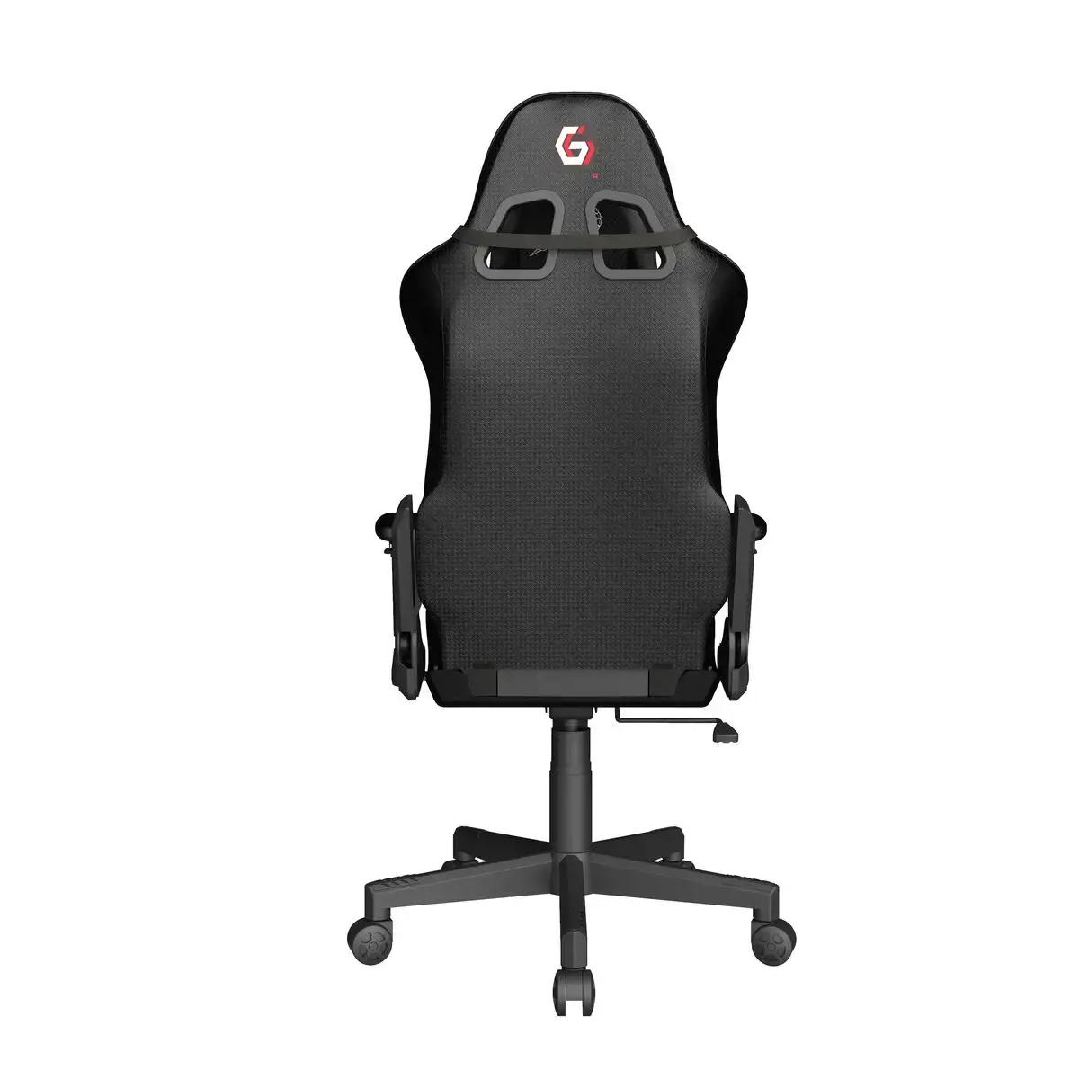 GEMBIRD Žaidimų kėdė SCORPION juoda tinklelio juoda oda