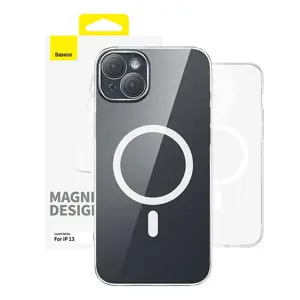 "Baseus OS-Lucent" serijos IP13 magnetinis telefono dėklas (skaidrus)