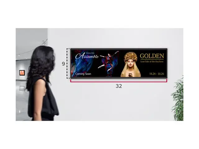 LG 37BH7N-H, Digital signage flat panel, 94 cm (37"), LCD, 1920 x 540 pixels, Wi-Fi, 24/7