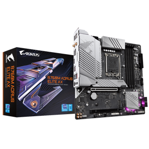GIGABYTE B760M AORUS ELITE AX LGA1700 4xDDR5 4xSATA 2xM.2 1xDP 1xHDMI