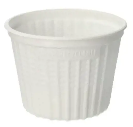 Sriubos indeliai ''To Go'', vienkartiniai, polipropileniniai, balti, 500 ml, D 11,5 cm, H 8,5 cm, 25