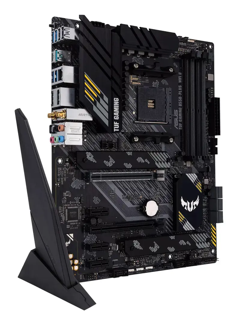 ASUS TUF GAMING B550-PLUS WIFI II, AMD, "Socket AM4", 3 kartos "AMD Ryzen 5", 3 kartos "AMD Ryzen™ 7", 3 kartos "AMD Ryzen™ 9", DDR4-SDRAM, 128 GB, DIMM