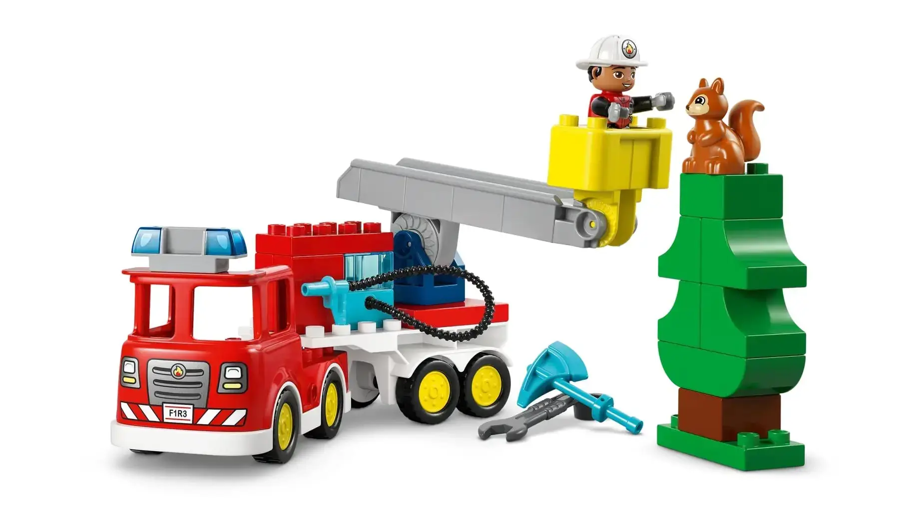 LEGO DUPLO 10473 Fire Truck with Hose and Firefighter