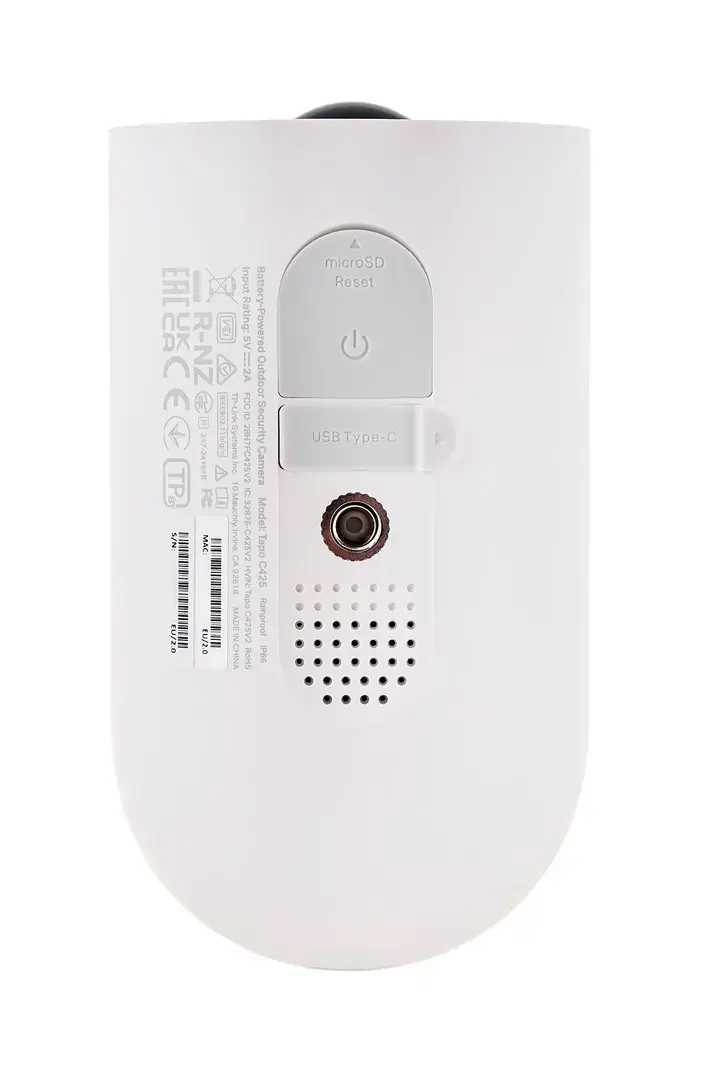 TP-Link Tapo Solar-Powered Security Camera Kit 1 × C425, 1 × A201, IP security camera, Outdoor, Wireless, Ceiling/wall, White, Bullet