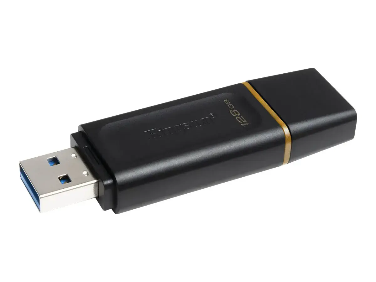 KINGSTON 128 GB USB3.2 Gen1 "DataTraveler Exodia" juoda + geltona