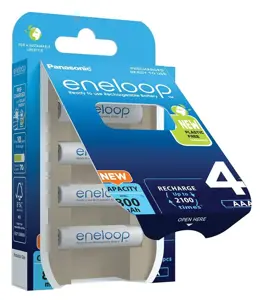 Panasonic Eneloop AAA 800mAh rechargeable - 4 pcs