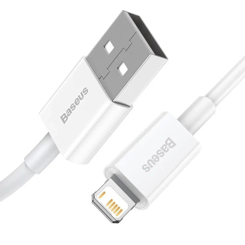 "Baseus Superior" USB - "Lightning" laidas 2,4A 1 m, baltas ( baltas)
