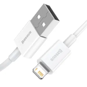 "Baseus Superior" USB - "Lightning" laidas 2,4A 1 m, baltas ( baltas)