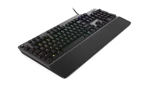 Lenovo Legion K500, pilno dydžio (100%), USB, mechaninis, QWERTY, RGB LED, juodas, pilkas