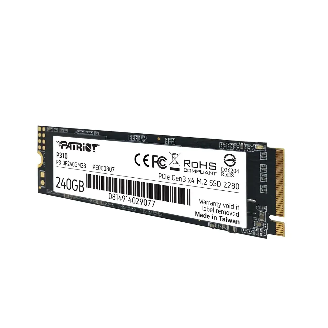 SSD diskas PATRIOT MEMORY P310P240GM28 240 GB, M.2 2280, PCIe 3.0 x4 (NVMe)