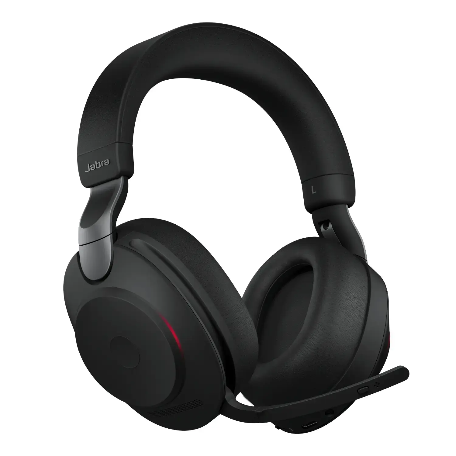 JABRA Evolve2 85 Link380a UC Stereo Stand Black