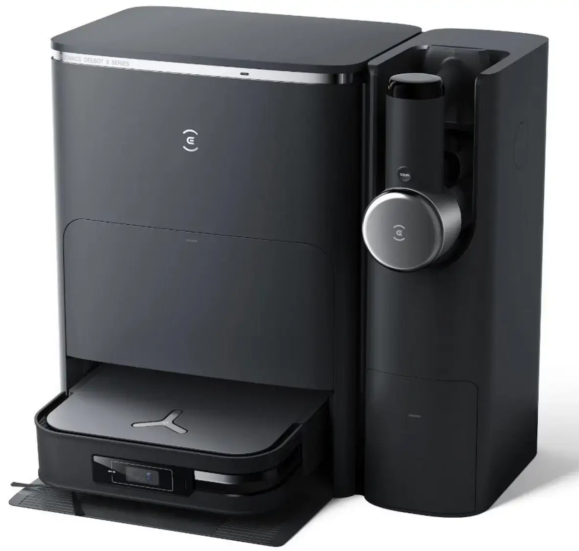 Dulkių siurblys-robotas Ecovacs Deebot X2 Combo, Juoda