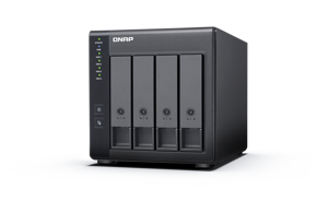 QNAP TR-004, HDD/SSD korpusas, 2,5/3,5", "Serial ATA II", 3 Gb/s, karšto keitimo, juodas