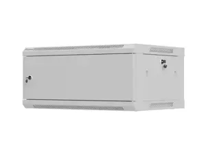 Lanberg Wall mounted installation cabinet 19" 4U 600X450 | WF01-6404-00S | Gray