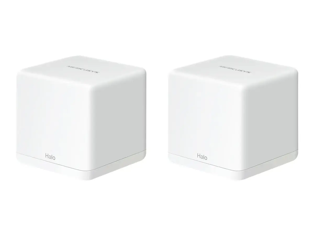 "Mercusys" AC1300 "Halo H30G" (2 vnt.) 802.11ac, 400+867 Mbit/s, Ethernet LAN (RJ-45) prievadai 2, tinklelio palaikymas taip, MU-MiMO taip, balta
