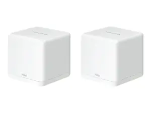 "Mercusys" AC1300 "Halo H30G" (2 vnt.) 802.11ac, 400+867 Mbit/s, Ethernet LAN (RJ-45) prievadai 2, tinklelio palaikymas taip, MU-MiMO taip, balta